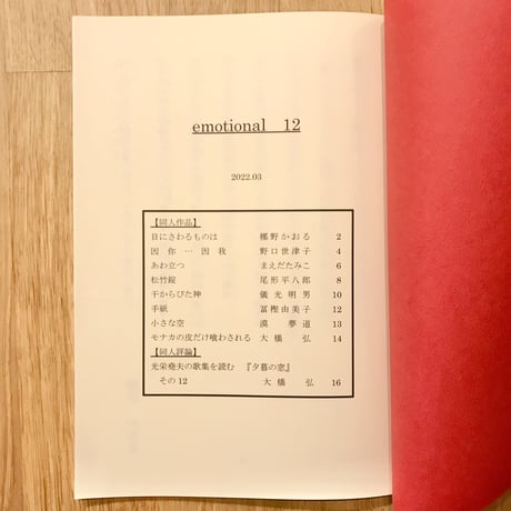 【同人誌】emotional 12