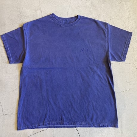ANCELLM】 MELANGE OPEN COLLAR SHIRT NAVY（ANCELLM（アンセルム 