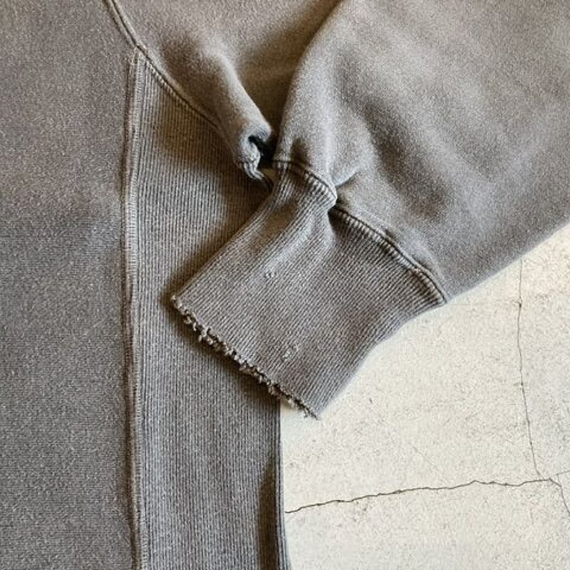 ANCELLM】DYED DAMAGE FLOWER PT SWEAT SHIRTS | s
