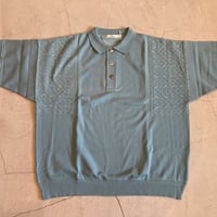 【YASHIKI】hazakura knit polo