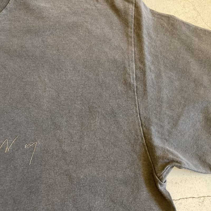 ANCELLM】EMBROIDERY DYED T SHIRTS | sunday people