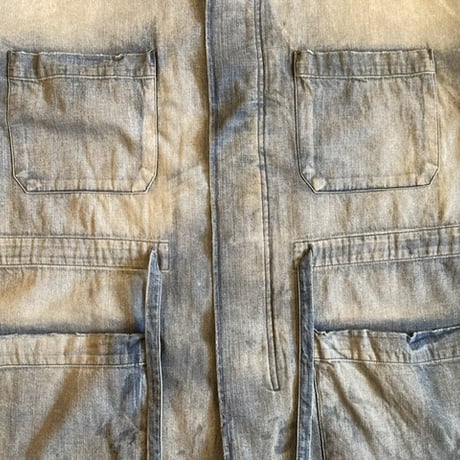 【ANCELLM】AGING DENIM SHIRTS JACKET