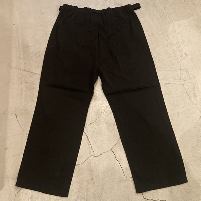ANCELLM】VISCOSE BELT LESS TROUSERS | sunday pe