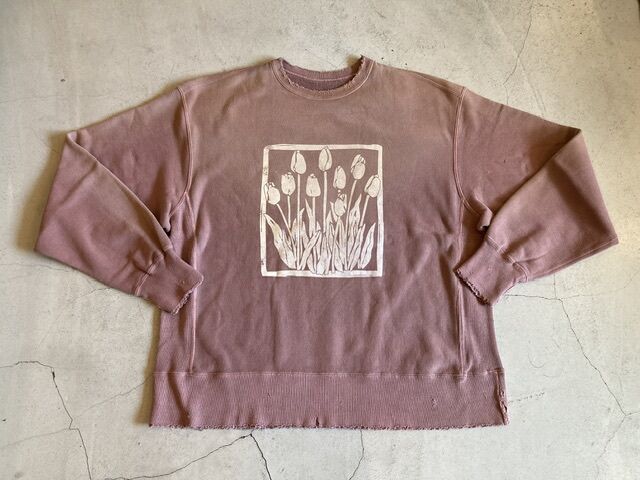 美品 ANCELLM アンセルム DYED DAMAGE SWEAT スウェット 2023SS】 ANCELLM (アンセルム) 