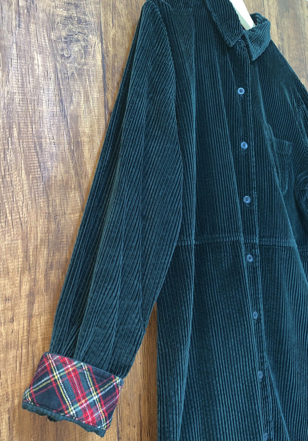 TALBOTS タルボット コーデュロイ ワンピース グリーン 緑