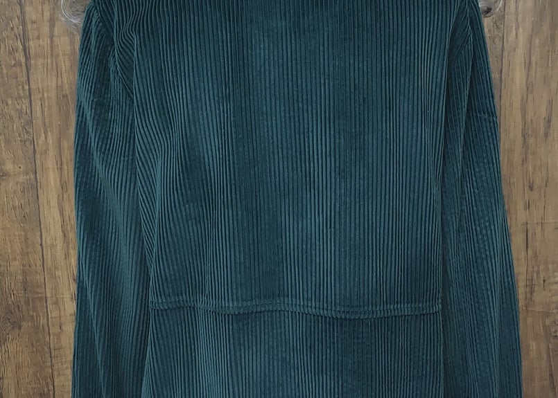 TALBOTS タルボット コーデュロイ ワンピース グリーン 緑 チェック