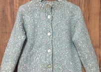 ニット カーディガン カーデ 長袖 カラフル レトロ カントリー ガーリー 個性的 おしゃれ かわいい ヴィンテージ vintage used 古着/club723 クラブ723(N722)
