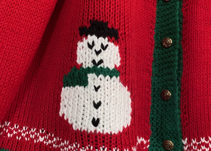 クリスマス　刺繍カーディガン　アグリーセーター　ヴィンテージ　赤 クリスマス 刺繍カーディガン アグリーセーター ヴィンテージ 赤