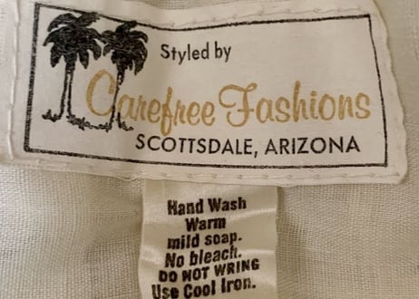 Carefree Fashions　70年代　70s ヴィンテージ  ロング　マキシ　スカート　レース　ガーリー　カントリー　USA vintage 古着/ club723 (N63)