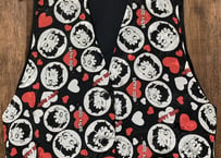 ベティ Betty Boop ベストハート モノトーン レトロ カラフル クラシカル アメリカン ロック かわいい ヴィンテージ USA vintage used 古着/club723(N276)