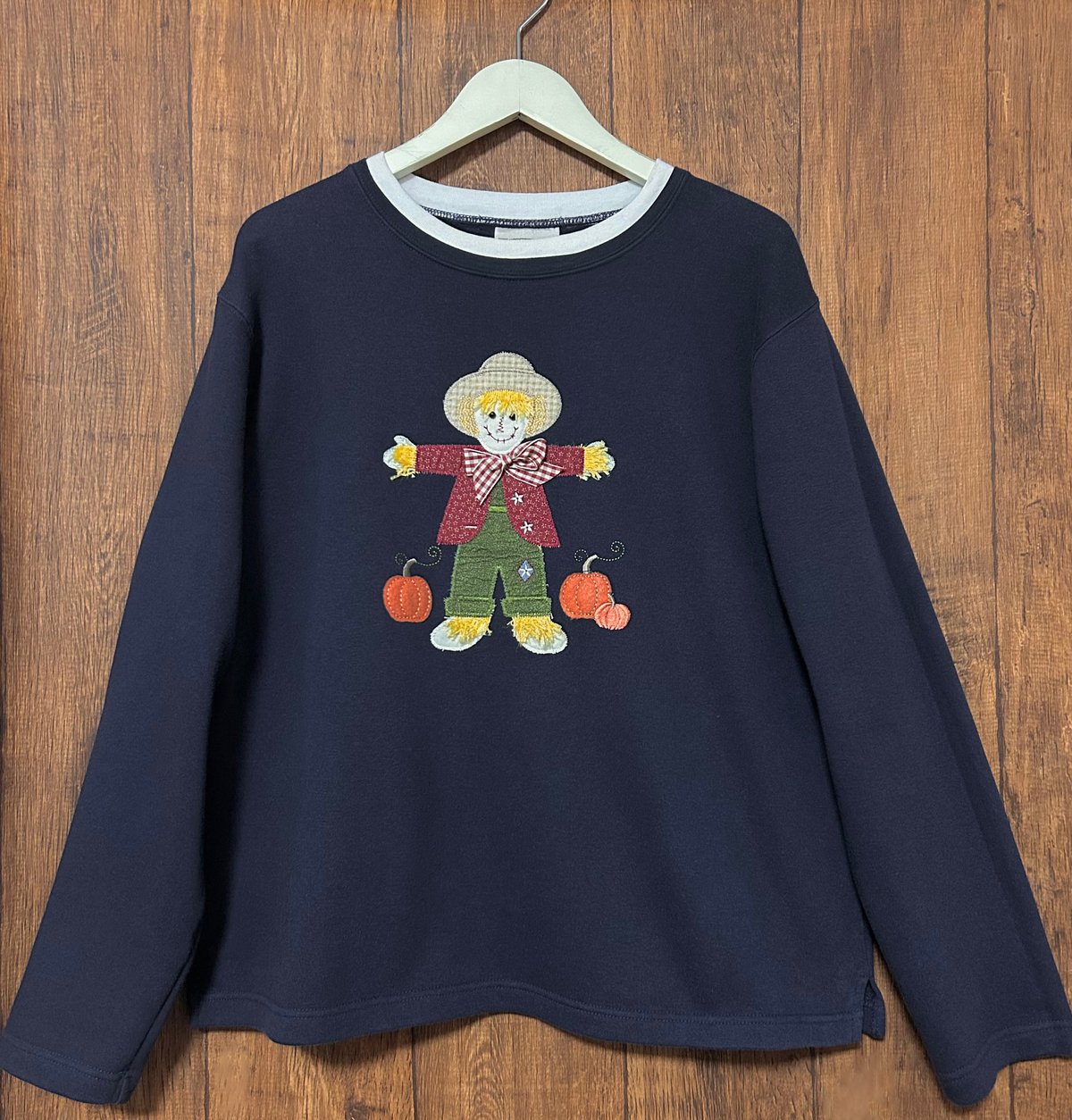 スウェット トレーナー 人形 かかし カボチャ パンプキン ハロウィン