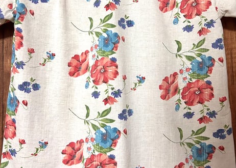 花 柄 シャツ 半袖 カラフル レトロ カントリー ガーリー 個性的 おしゃれ かわいい USA ヴィンテージ used vintage 古着/club723(N527)