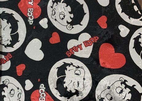 ベティ Betty Boop ベストハート モノトーン レトロ カラフル クラシカル アメリカン ロック かわいい ヴィンテージ USA vintage used 古着/club723(N276)