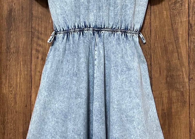 USA古着 trego's westwear ケミカルデニム ワンピース 10 USA古着 trego´s westwear ケミカルデニム ワンピース 10