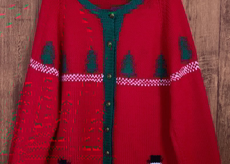 クリスマス アグリー セーター ニット カーデ ポンチョ 大きめ 大きい