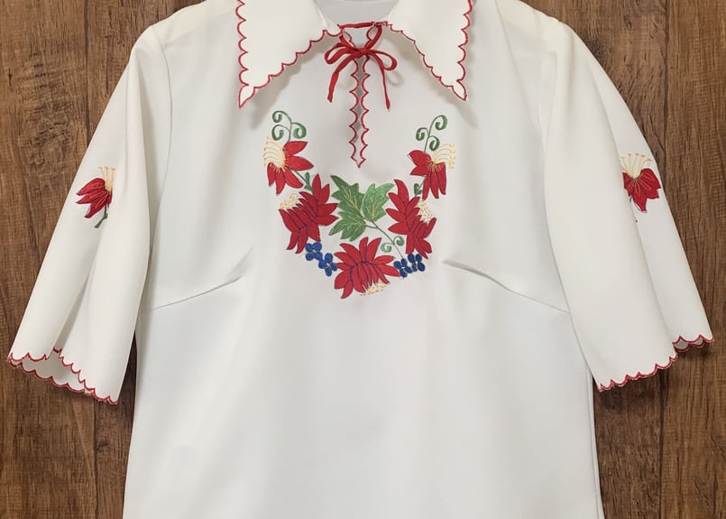 花 刺繍 ブラウス 赤 半袖 トップス シャツ ヨーロッパ アメリカ 花 刺繍 ブラウス 赤 半袖 トップス シャツ ヨーロッパ アメリカ