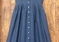 ローラアシュレイ Laura ashley ロング ワンピース チェック柄 半袖 ポケット レトロ カントリー ガーリー かわいい ヴィンテージ USA 古着/club723 クラブ723(N662)