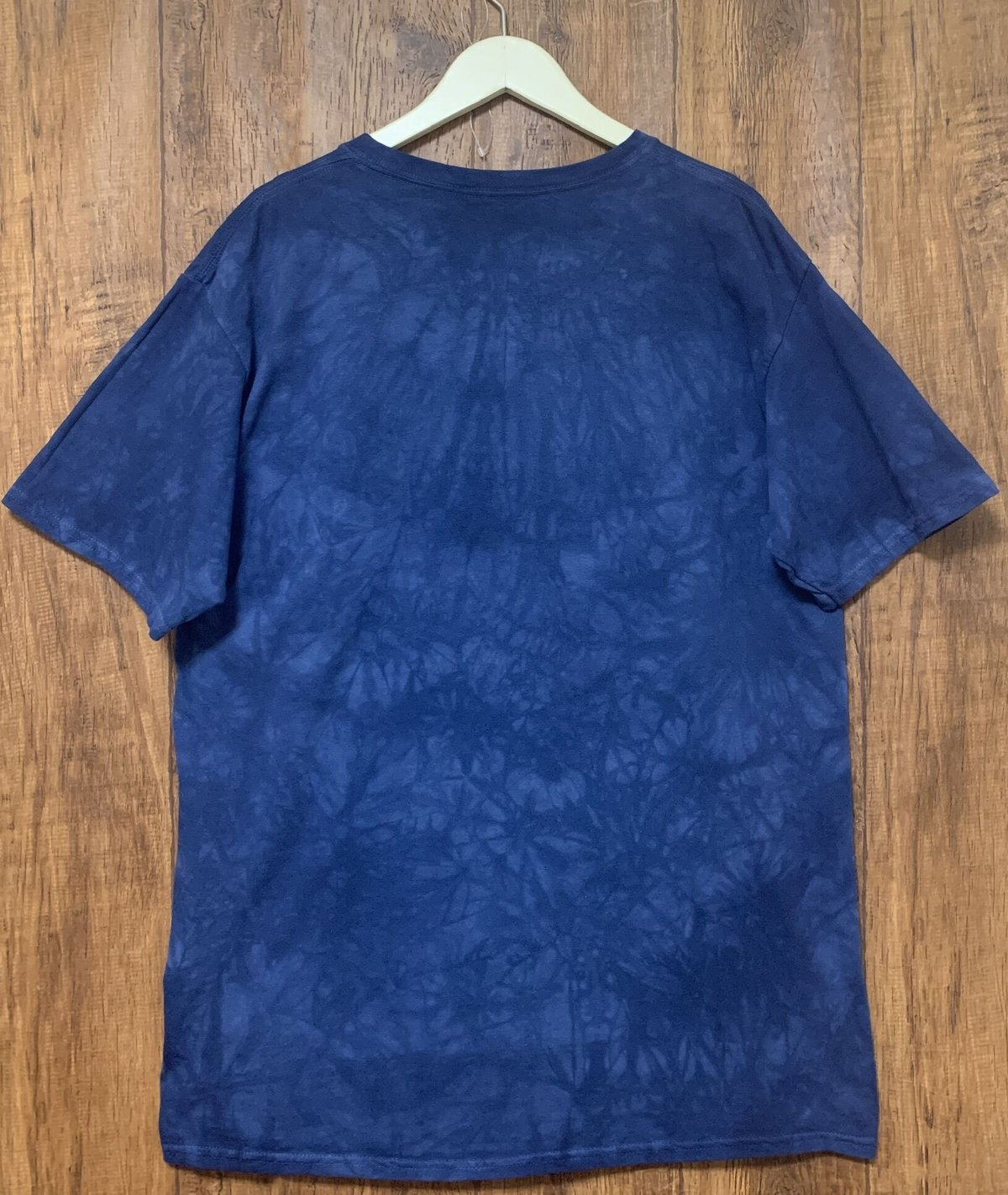 the mountain ネコ 猫 ねこ Tシャツ 半袖 タイダイ 紺 ネイビー