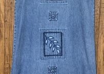 メキシカン メキシコ ワンピース 花 刺繍 紺 ネイビー ヴィンテージ 古着 メキシカン ワンピース 花 刺繍 手刺繍 ヴィンテージ エスニック