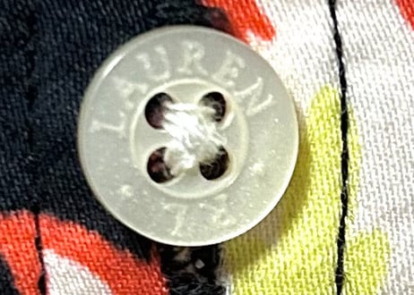 Ralph Lauren ラルフ ローレン 柄 シャツ 七分袖 七分 ヴィンテージ カラフル レトロ ヒッピー 個性的 おしゃれ かわいい used vintage 古着/club723(N569)
