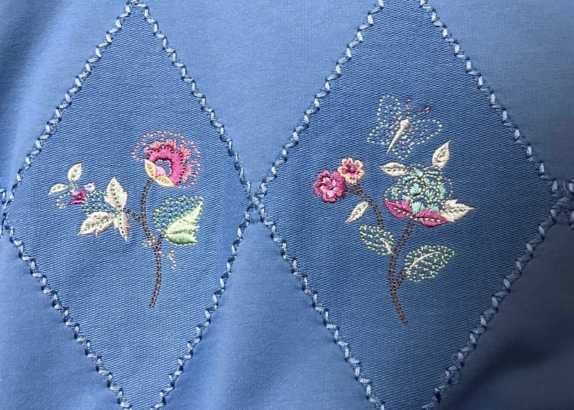 古着 カントリー 刺繍 スウェット レディース レトロ レイヤードネック 古着 カントリー 刺繍 スウェット レディース レトロ レイヤード