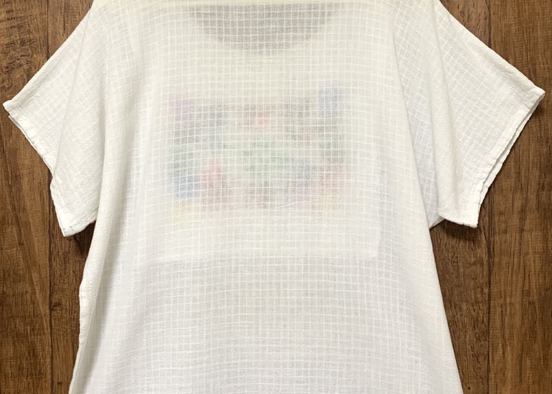 グアテマラ ガテマラ 刺繍 手刺繍 白 トップス 半袖 カラフル 花 人形