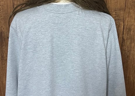 刺繍 スウェット スエット カーディガン 花 グレー 薄グレー レトロ カントリー 個性的 おしゃれ かわいい USA vintage used 古着/club723(N463)