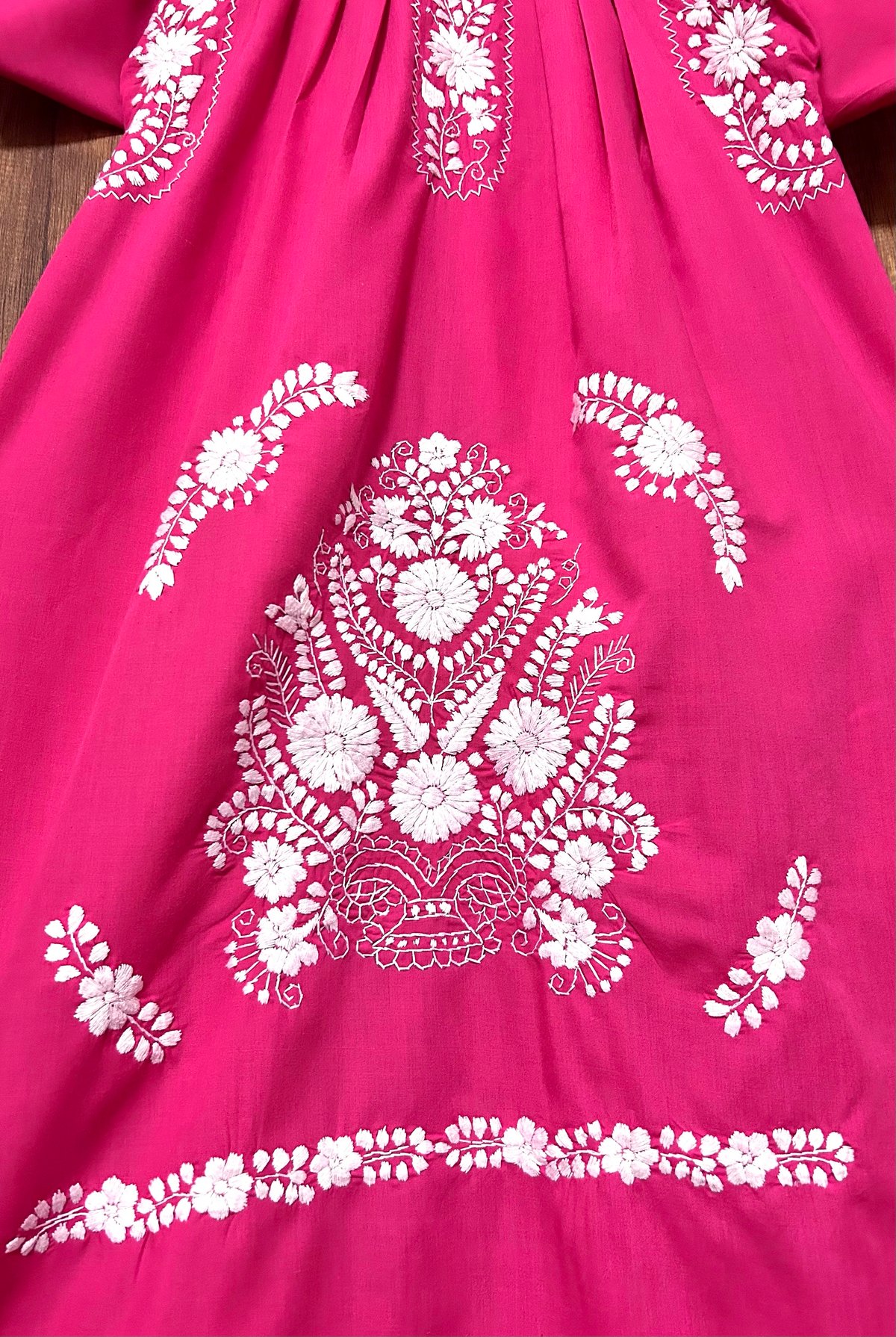 メキシカン ワンピース 花 刺繍 手刺繍 エスニック ヒッピー