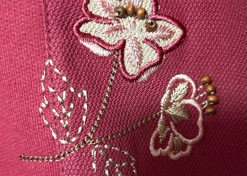 Spick &span 刺繍ピンクスウェット Spick & Span（トレーナー/スウェット ・ ピンク/桃色系）の