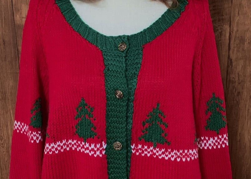 クリスマス アグリー セーター ニット カーデ ポンチョ 大きめ 大きい