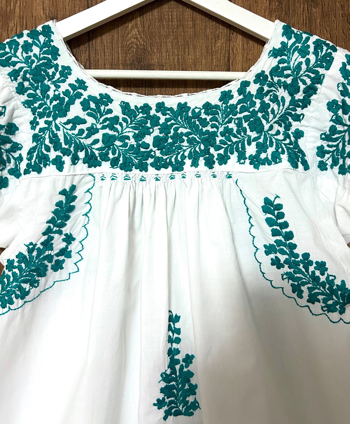 サンアントニーノ メキシコ 刺繍 トップス ブラウス 花 ヴィンテージ