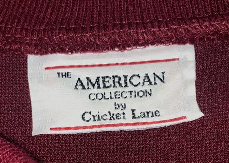 レトロ クラシカル トップス 長袖 襟 チェック エンジ ボルドー 紺 ネイビー トラッド アイビー 個性的 おしゃれ USA vintage used 古着/club723(N273)