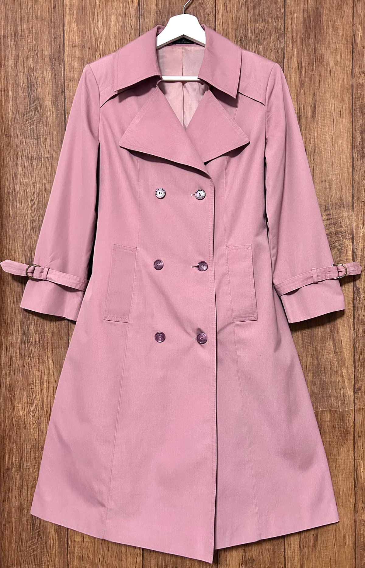 未使用　ヴィンテージ　ピンク　花柄　ホワイト　コート　アウター　vintage fit=scale-down,w=1200