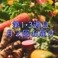 送料無料 月2回(第1•3週)お届け・八百屋みどりなす×Lisasお野菜定期便セット