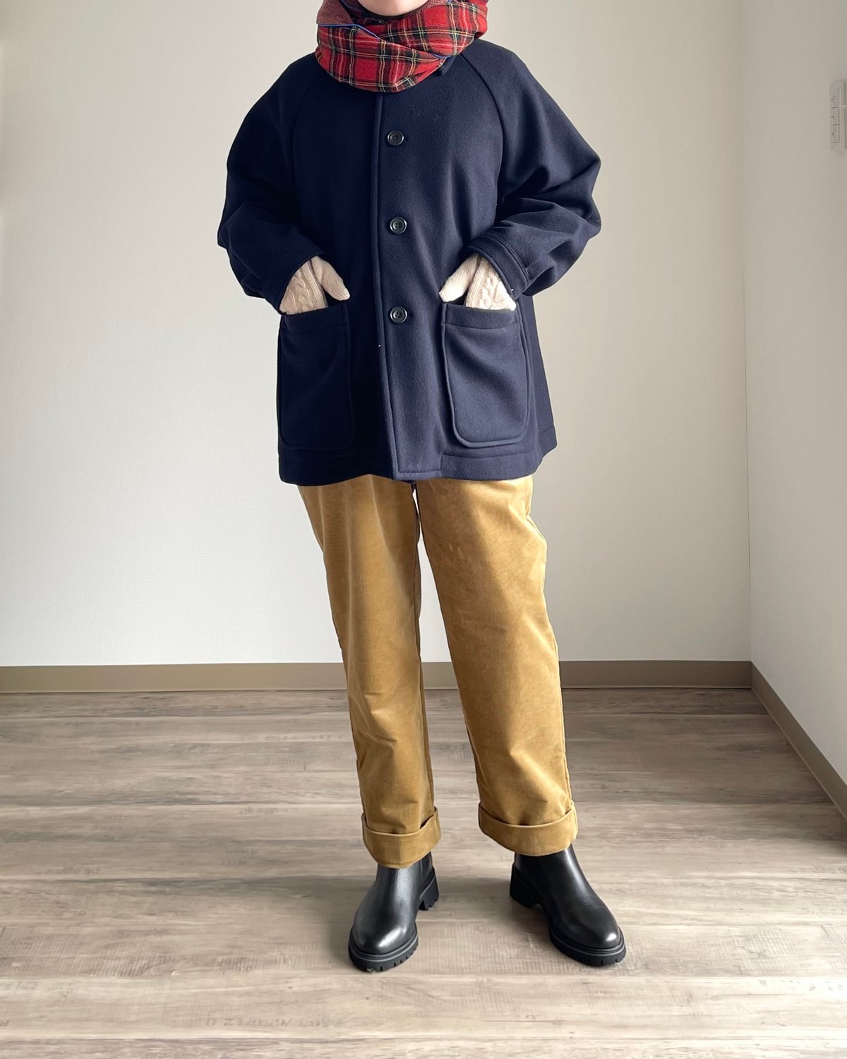 grin ソフトウールビーバー ハーフコート | NOON MOON