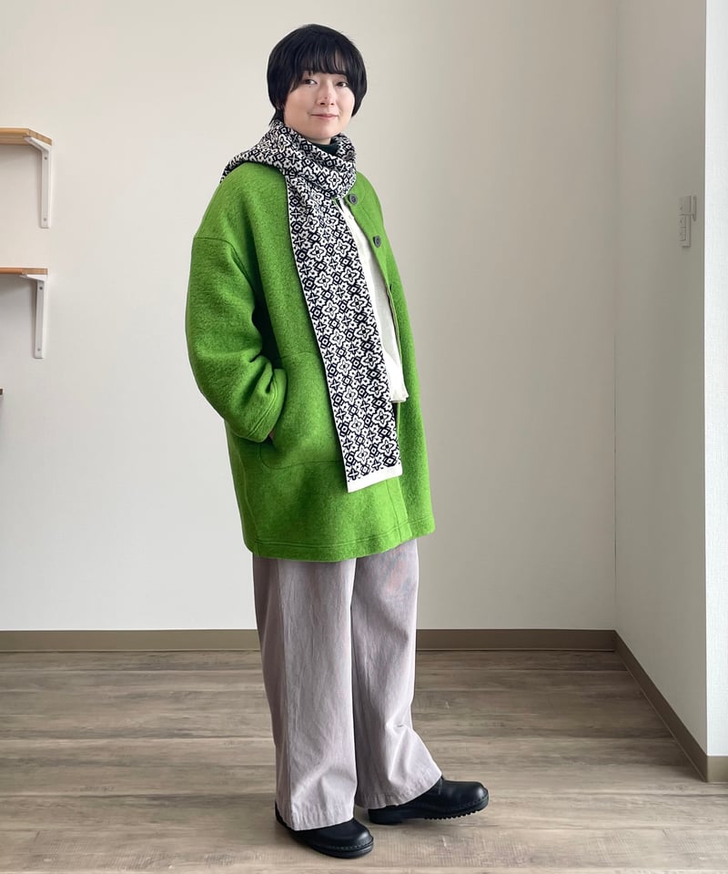 to touch OTA KNIT ちくちくしないマフラー(ノルディック柄) | NOON MOON