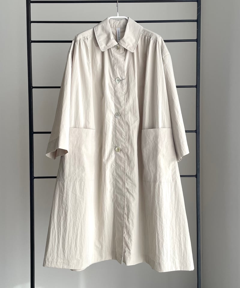 OUVERT タフタ撥水加工ギャザーコート | NOON MOON