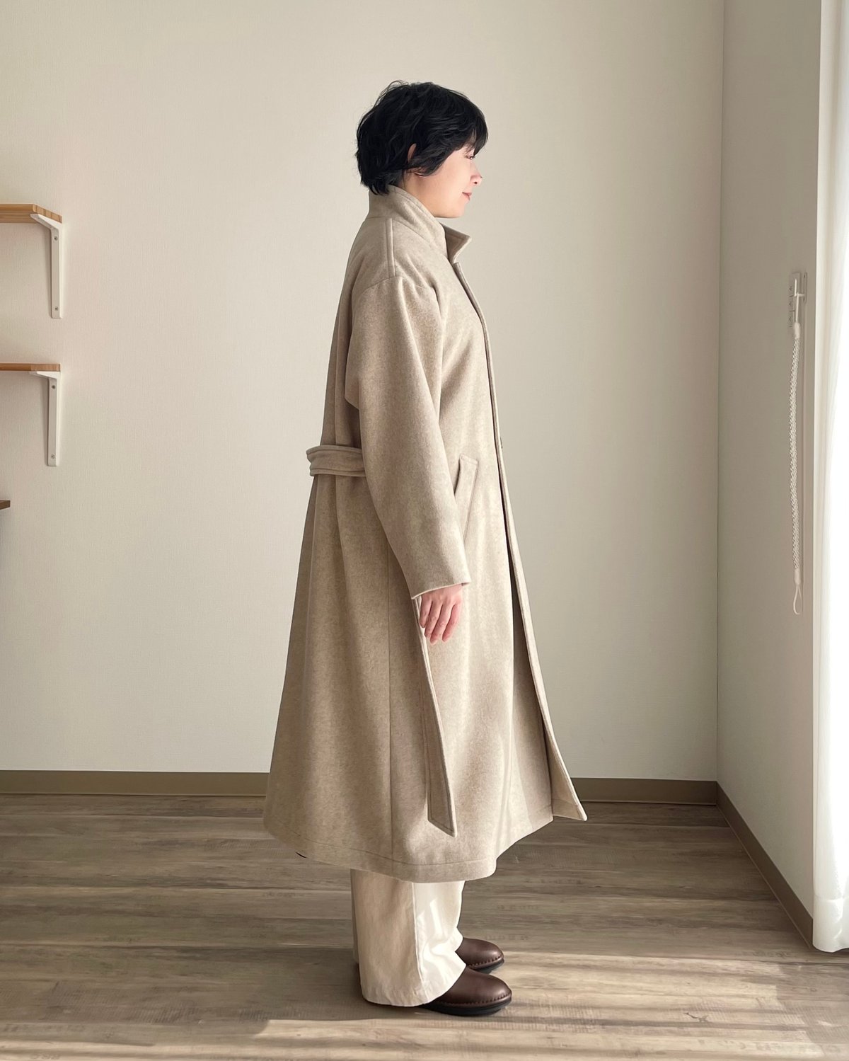 grin ソフトウールビーバー 2wayカラーコート | NOON MOON