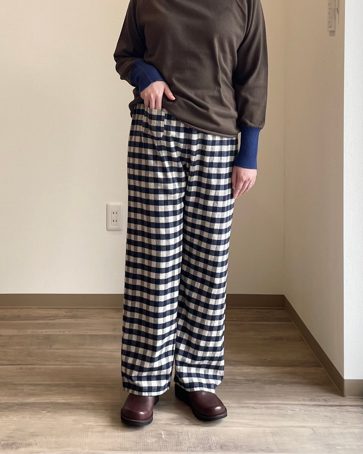 コムコム　ギンガムウールパンツ COMME des GARCONS HOMME PLUS(コムデギャルソンオムプリュス