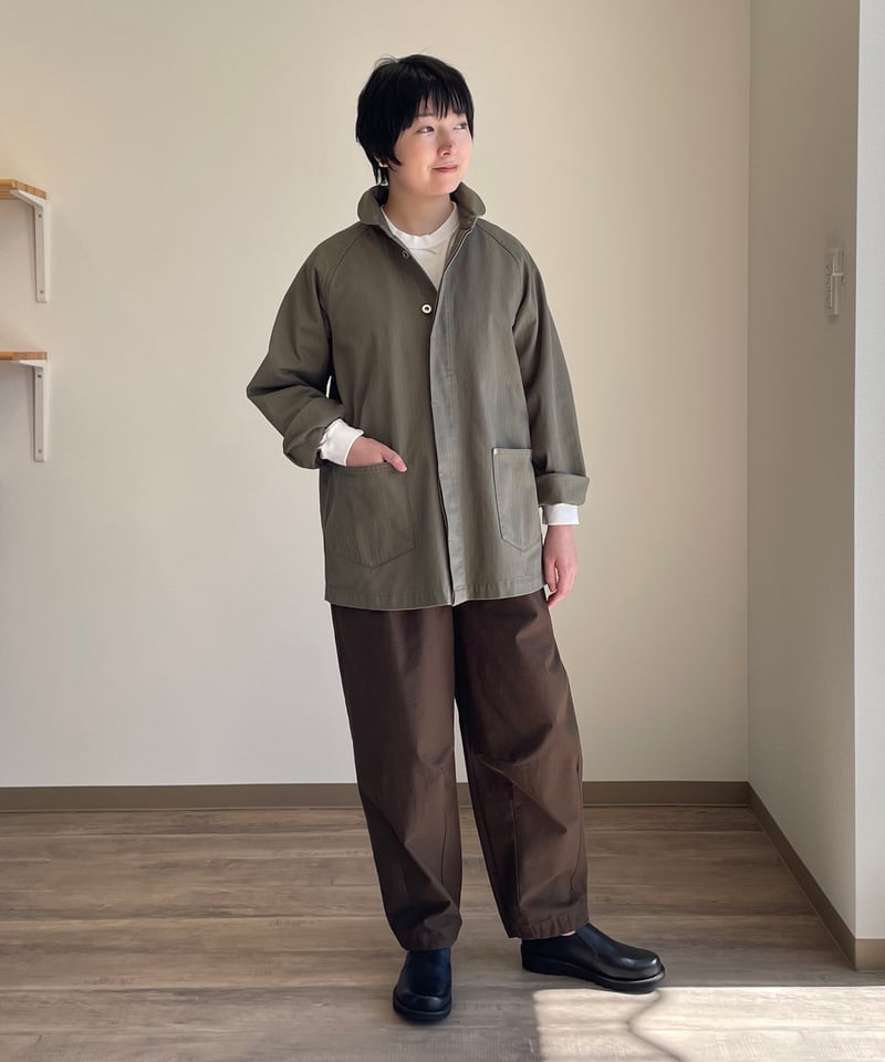 to touch コットンへリンボンツイルジャケット | NOON MOON