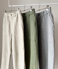NATURAL LAUNDRY リネンデニム タックガウチョパンツ | NOON MOON