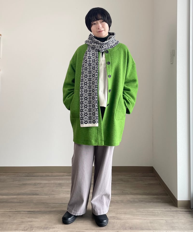 to touch OTA KNIT ちくちくしないマフラー(ノルディック柄) | NOON MOON
