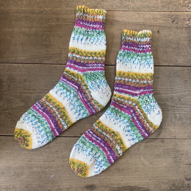 10・毛糸靴下 Blue靴下 編み図 ダウンロード版 | 毛糸と雑貨 BLUE