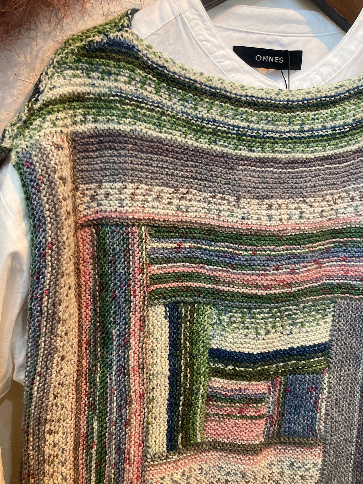 パズキ pazuki ミックスドレース パッチワーク パッチワーク風ベスト 毛糸と編み図(印刷版) のセット | 毛糸と