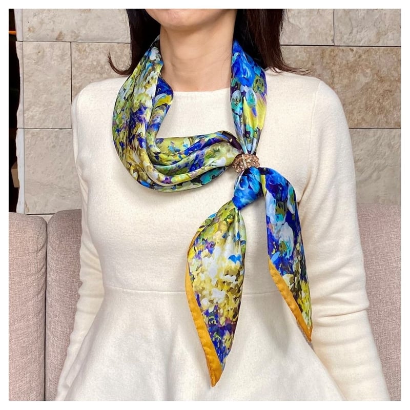 イタリア製】 バルサンティ スカーフ リング クリップ スカーフ留め  