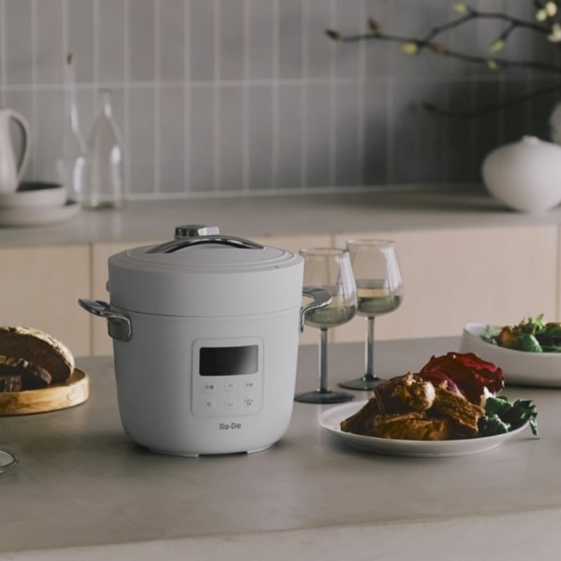 Re-De 電気圧力鍋 ホワイト Re・De Pot (リデポット) - WHITE | Re・De 公式オンラインショップ