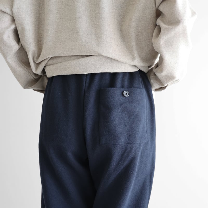 HUIS in house］SUVINイージースウェットワークパンツ（ダークネイビー