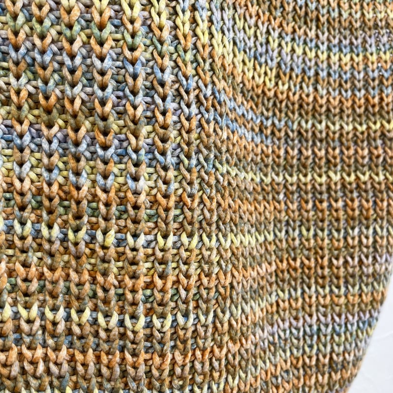 MACPHEE プリンテッドヤーンクルーネックベスト | CORNFIELD SHIMADA
