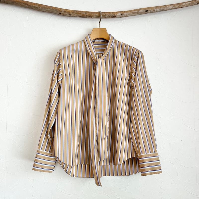 MACPHEE コットンブロードボウタイブラウス | CORNFIELD SHIMADA