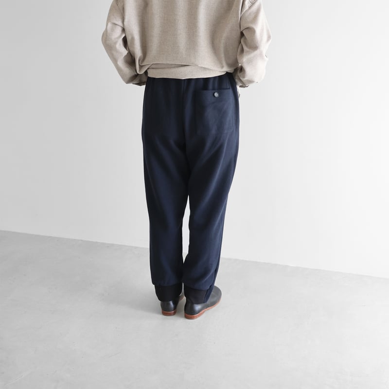 HUIS in house］SUVINイージースウェットワークパンツ（ダークネイビー